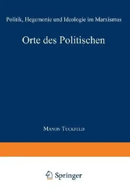 Cover of Orte Des Politischen