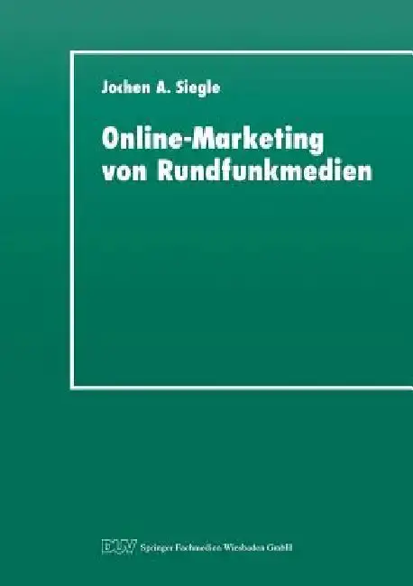 Cover of Online-Marketing Von Rundfunkmedien