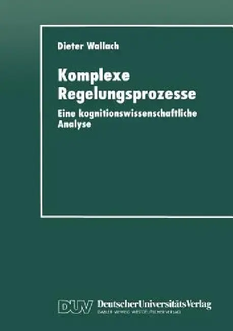 Cover of Komplexe Regelungsprozesse