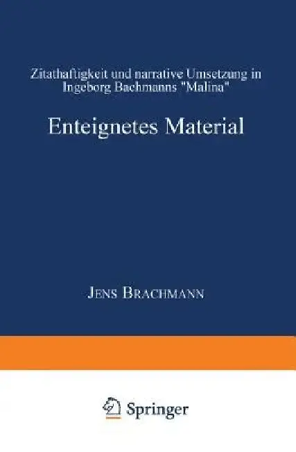 Cover of Enteignetes Material
