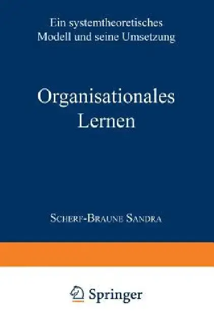 Cover of Organisationales Lernen