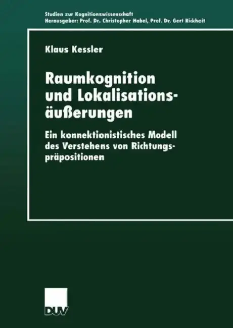Cover of Raumkognition Und Lokalisationsäußerungen