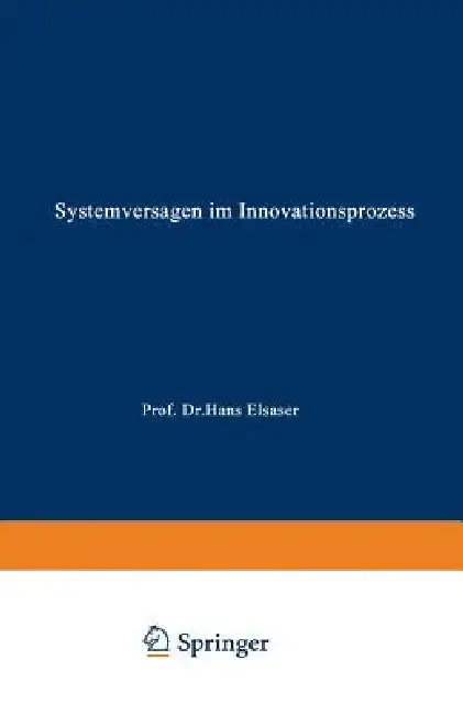 Cover of Systemversagen Im Innovationsprozess