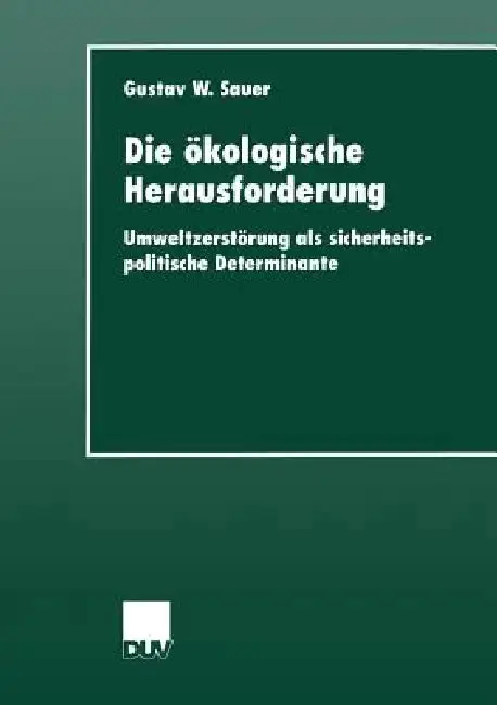 Cover of Die Ökologische Herausforderung