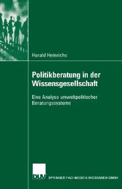 Cover of Politikberatung in Der Wissensgesellschaft