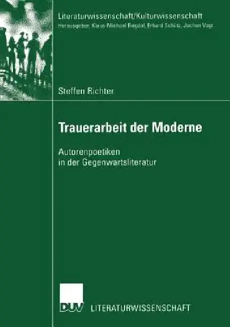 Cover of Trauerarbeit Der Moderne