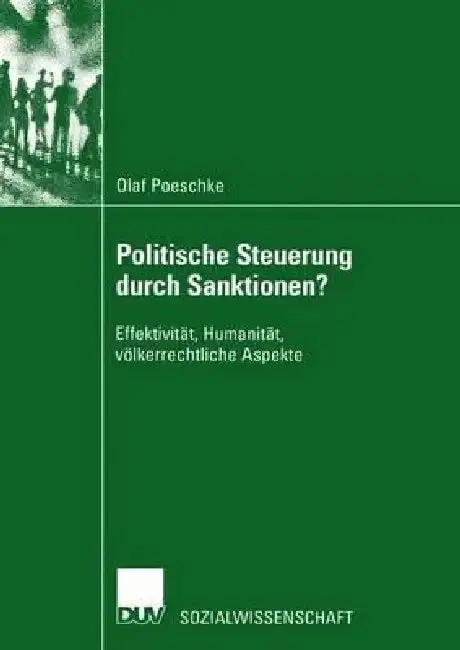 Cover of Politische Steuerung Durch Sanktionen?
