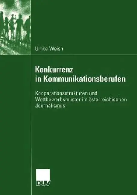 Cover of Konkurrenz in Kommunikationsberufen