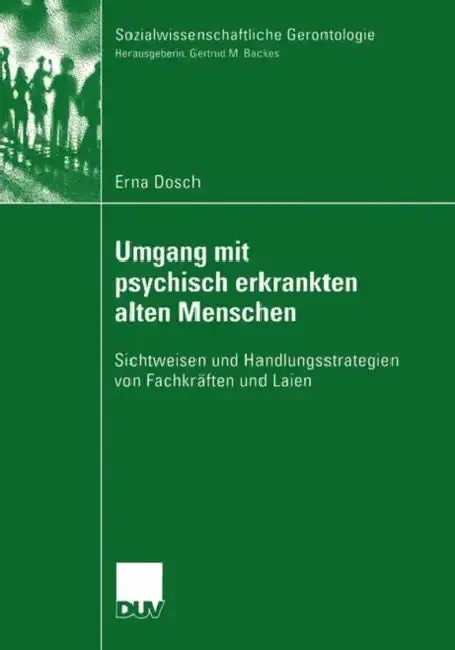 Cover of Umgang Mit Psychisch Erkrankten Alten Menschen