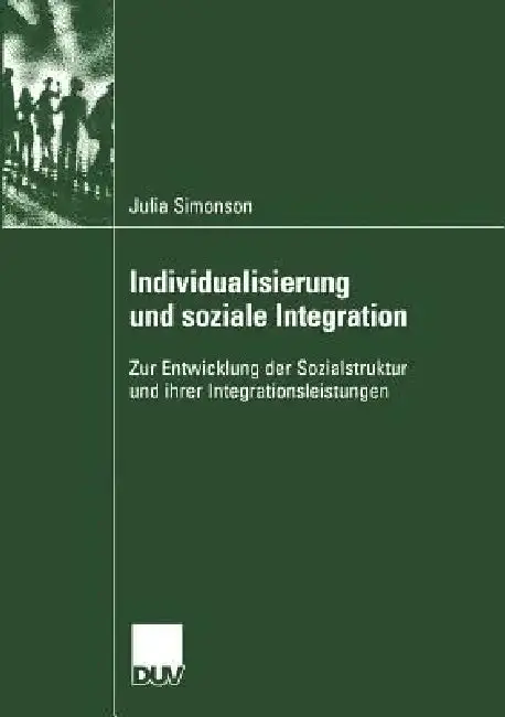 Cover of Individualisierung Und Soziale Integration