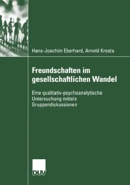 Cover of Freundschaften Im Gesellschaftlichen Wandel