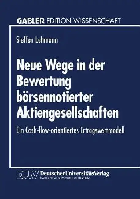 Cover of Neue Wege in Der Bewertung Börsennotierter Aktiengesellschaften