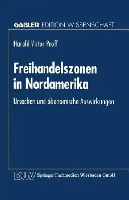 Cover of Freihandelszonen in Nordamerika