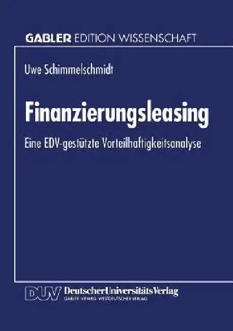 Cover of Finanzierungsleasing