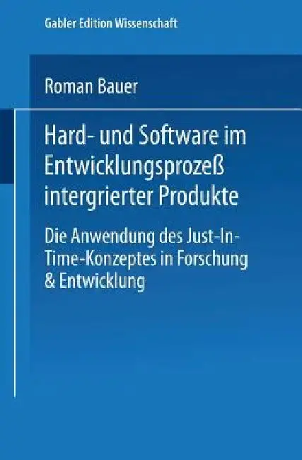 Cover of Hard- Und Software Im Entwicklungsprozeß Integrierter Produkte