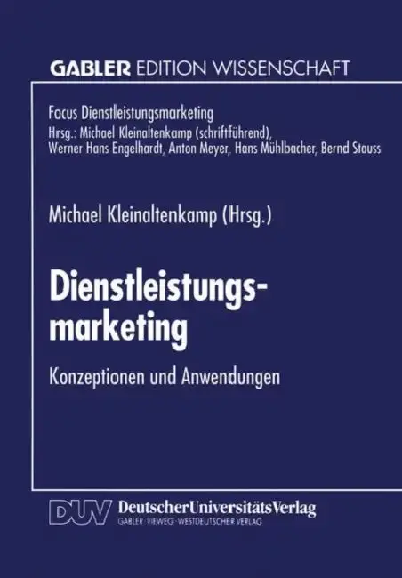 Cover of Dienstleistungsmarketing