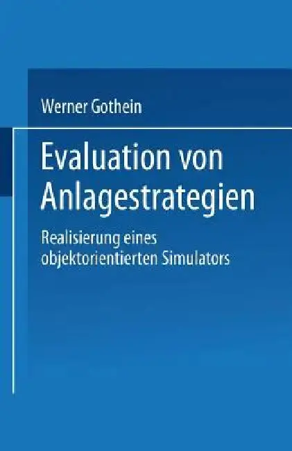 Cover of Evaluation Von Anlagestrategien