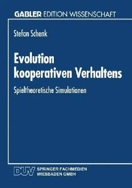 Cover of Evolution Kooperativen Verhaltens