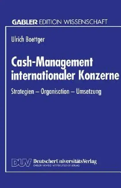 Cover of Cash-Management Internationaler Konzerne