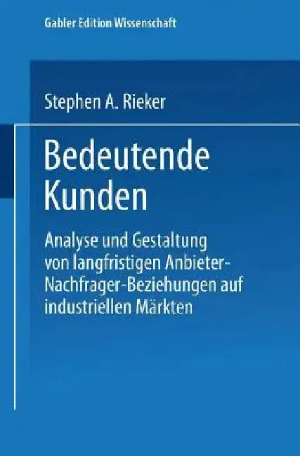Cover of Bedeutende Kunden