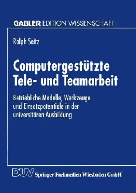 Cover of Computergestützte Tele- Und Teamarbeit