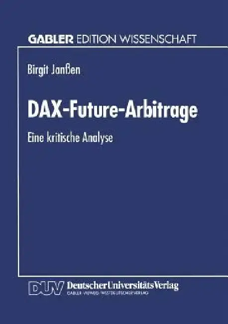 Cover of Dax-Future-Arbitrage