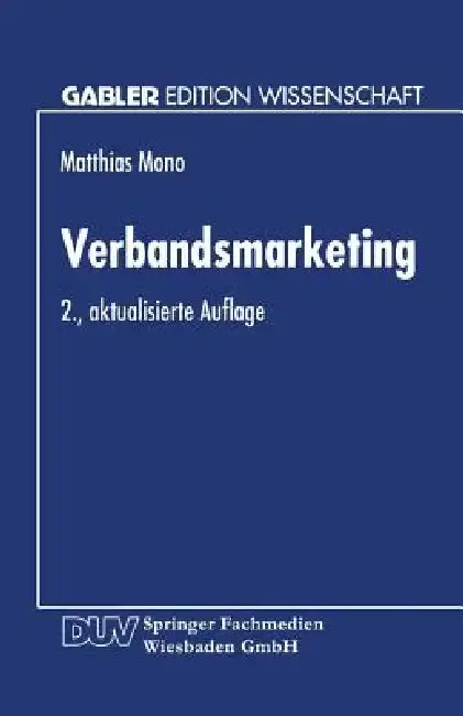 Cover of Verbandsmarketing