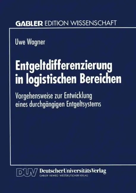 Cover of Entgeltdifferenzierung in Logistischen Bereichen
