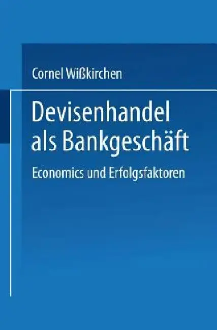 Cover of Devisenhandel ALS Bankgeschäft
