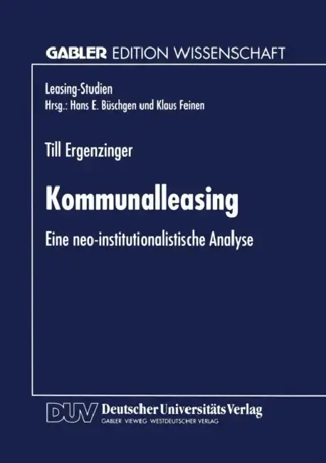 Cover of Kommunalleasing