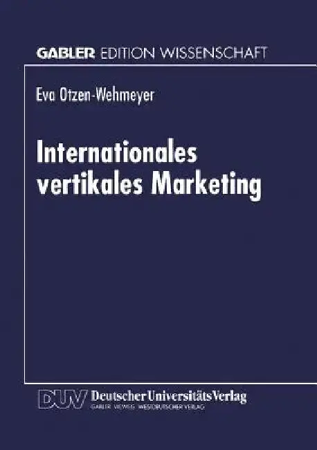 Cover of Internationales Vertikales Marketing