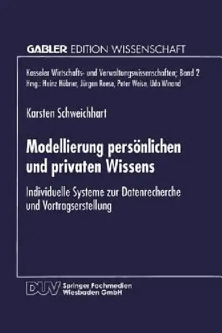 Cover of Modellierung Persönlichen Und Privaten Wissens
