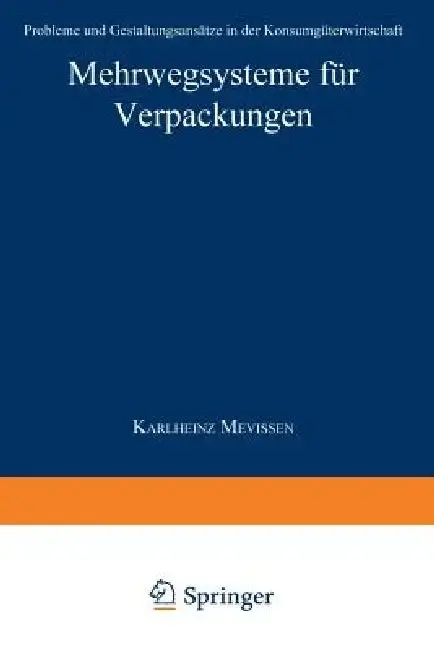 Cover of Mehrwegsysteme Für Verpackungen