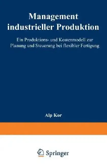 Cover of Management Industrieller Produktion