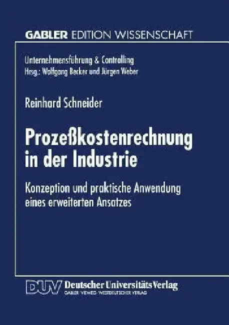 Cover of Prozeßkostenrechnung in Der Industrie