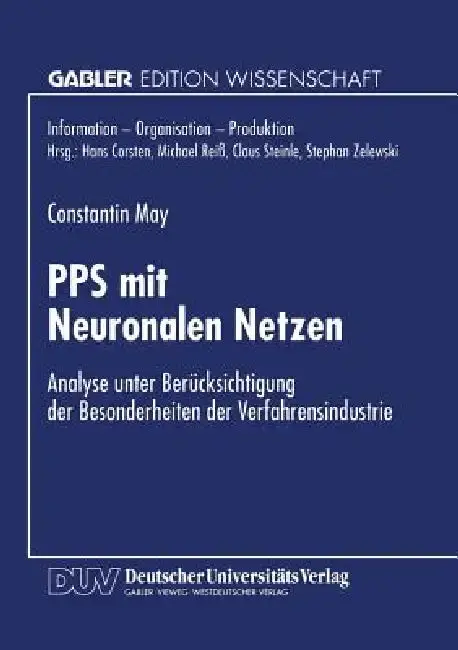 Cover of Pps Mit Neuronalen Netzen