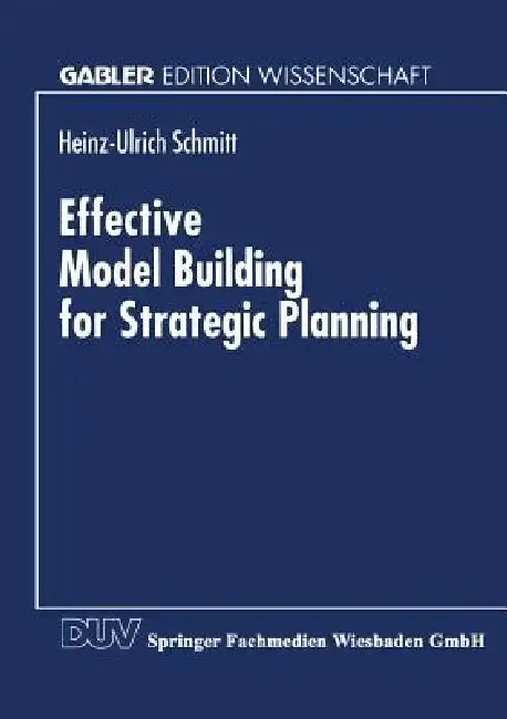 Cover of Effective Model Building for Strategic Planning