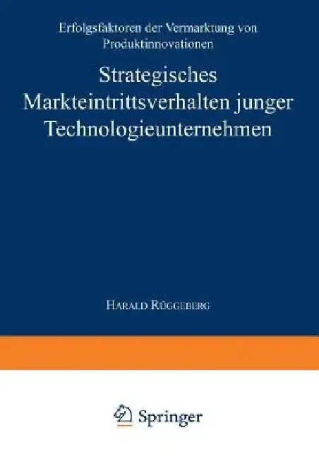 Cover of Strategisches Markteintrittsverhalten Junger Technologieunternehmen