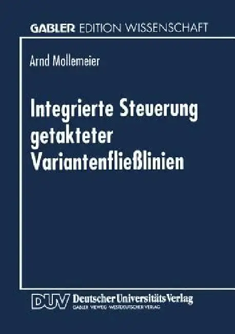 Cover of Integrierte Steuerung Getakteter Variantenfließlinien