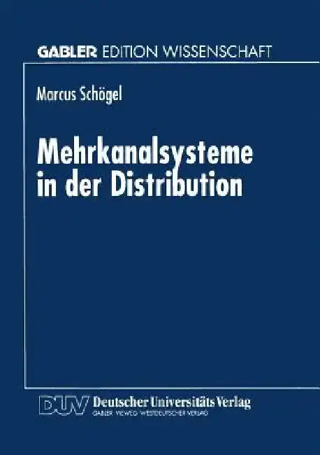 Cover of Mehrkanalsysteme in Der Distribution