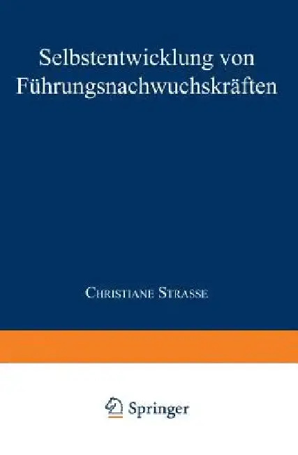 Cover of Selbstentwicklung Von Führungsnachwuchskräften