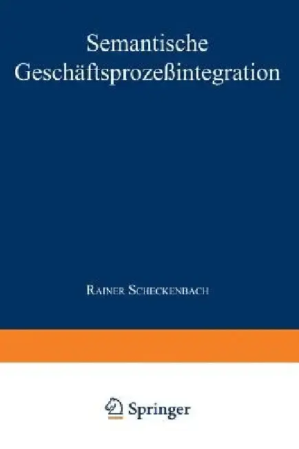 Cover of Semantische Geschäftsprozeßintegration