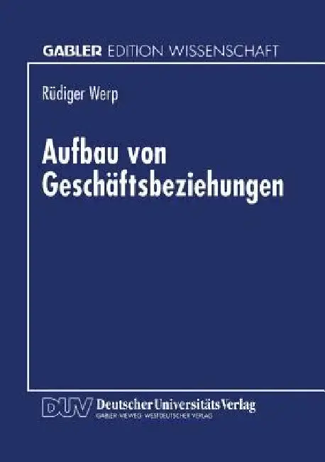 Cover of Aufbau Von Geschäftsbeziehungen