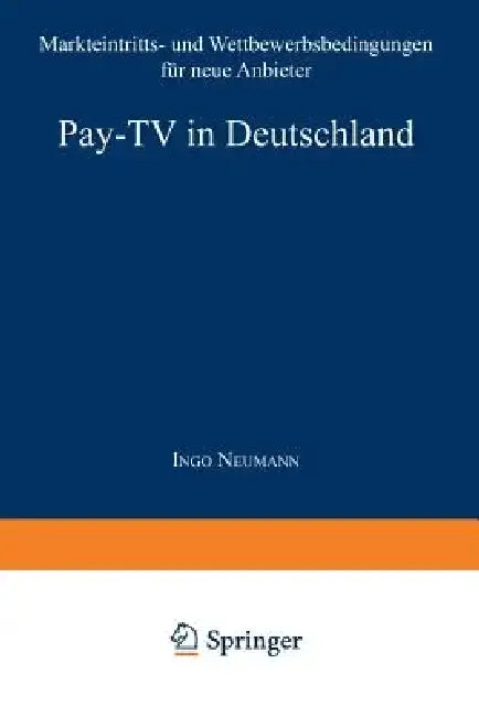 Cover of Pay-TV in Deutschland