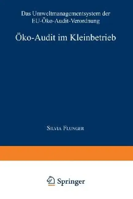 Cover of Öko-Audit Im Kleinbetrieb