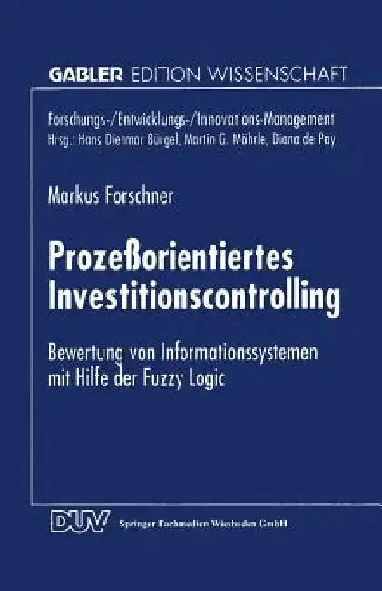 Cover of Prozeßorientiertes Investitionscontrolling
