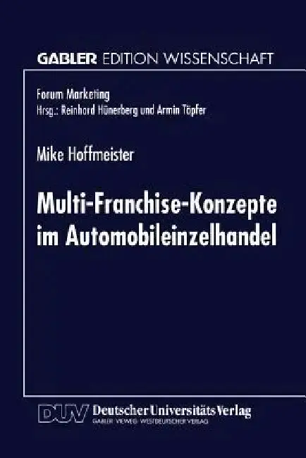 Cover of Multi-Franchise-Konzepte Im Automobileinzelhandel