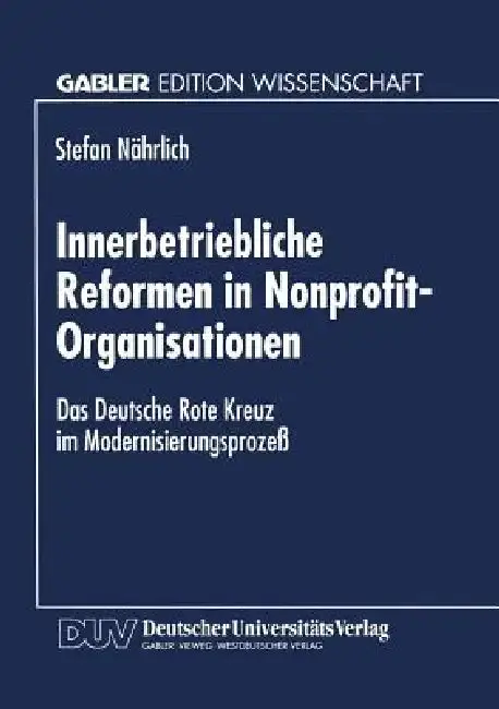 Cover of Innerbetriebliche Reformen in Nonprofit-Organisationen