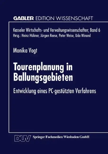 Cover of Tourenplanung in Ballungsgebieten