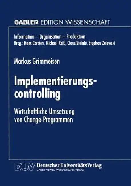 Cover of Implementierungscontrolling